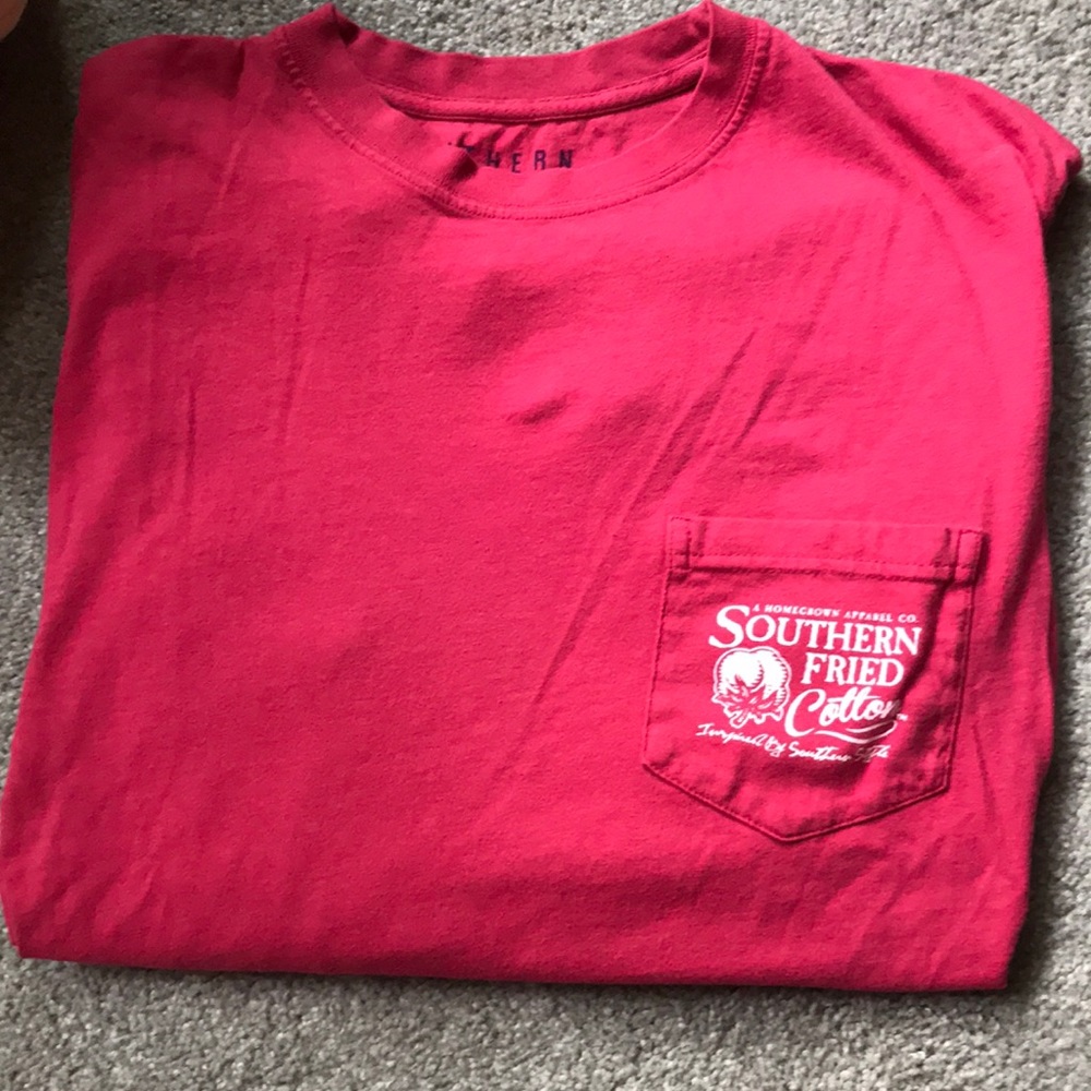 Southern fried cotton long sleeve T-shirt